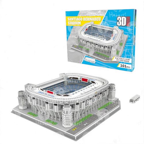  Labdarúgó-stadion - SANTIAGO BERNABEU - FC Real Madrid - 3D puzzle 101 darab