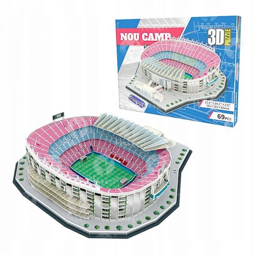  Labdarúgó-stadion - CAMP NOU - FC Barcelona - 3D puzzle 69 darab