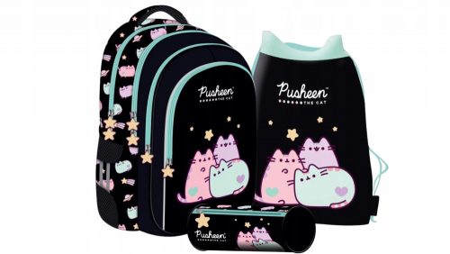  Pusheen St. többrekeszes iskolai hátizsák. Majewski Tarka 22 éves