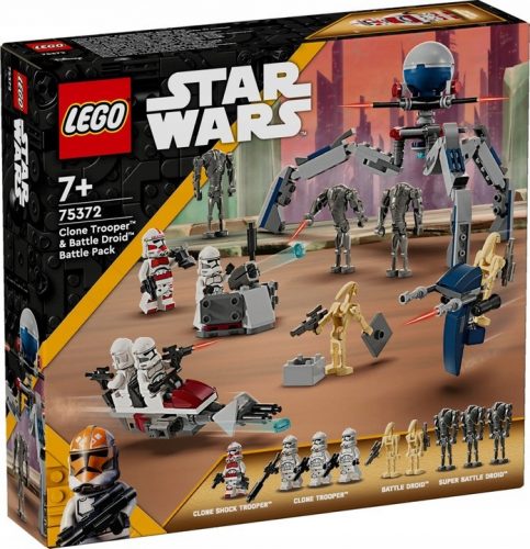  LEGO StarWars – Clone Trooper és Battle Droid Battle Pack 215 kockák