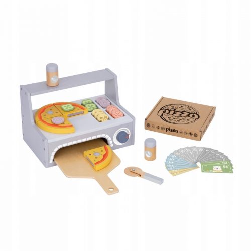  TOOKY TOY Pizzéria fából készült pizzasütő-tartozékok