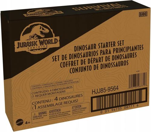  MATTEL JURASSIC WORLD SZETT 4 URALOM DINOSAURUSZBÓL