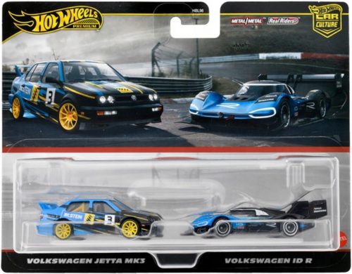  HOT WHEELS PREMIUM CULTURE AUTÓ 2 csomagos Volkswagen Jetta MK3 /Volkswagen ID R