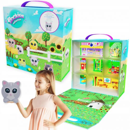  TM Toys bőrönd Flockies számára 3 figura FLO0726