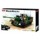  Sluban Model Bricks B0839 Leopard Tank 766 db + "Super Bricks Constructor" tanúsítvány