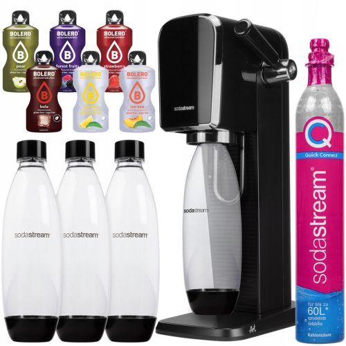  SodaStream Art víz szénsavas fekete + 2 egyéb termék