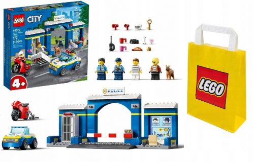  LEGO City 60370 Rendőrőrs – üldözés + VP papírtáska LEGO 6315792 közepes