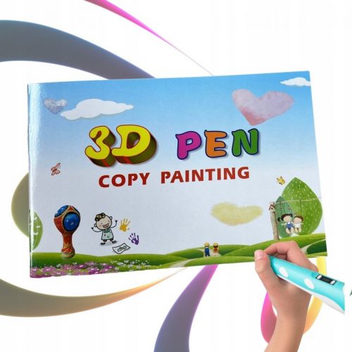  Notebook 3D PEN-hez, 14 OLDAL - alapfigurák és formák