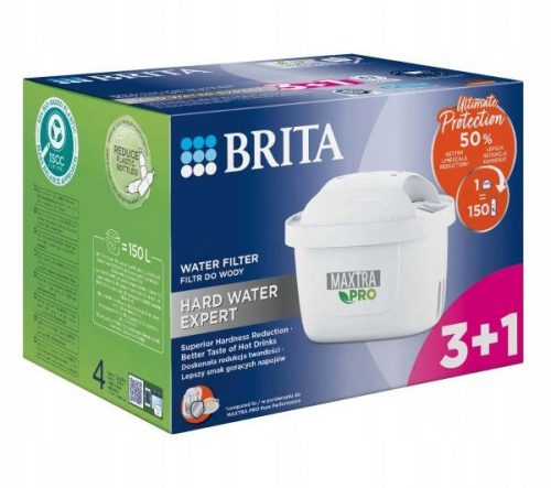  Szűrőbetét a Brita Maxtra PRO kancsóhoz, 4 db.