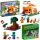  LEGO Minecraft 21178 Fox Habitat + LEGO Minecraft 21240 Wetlands Adventure