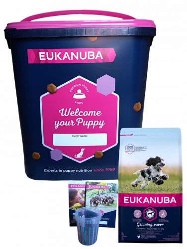  Eukanuba kiskutyaeledel 3 kg friss csirke 10-25 kg + ingyenes