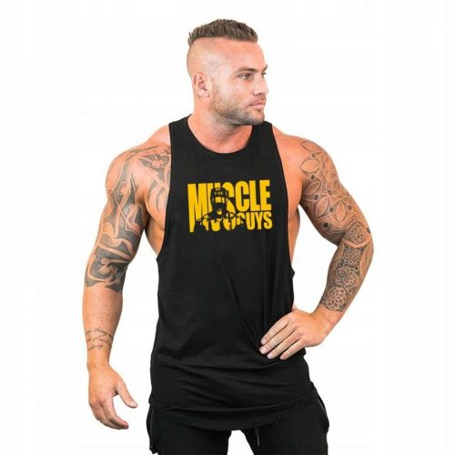  MUSCLE GUYS TANK TOP GYM GYM L