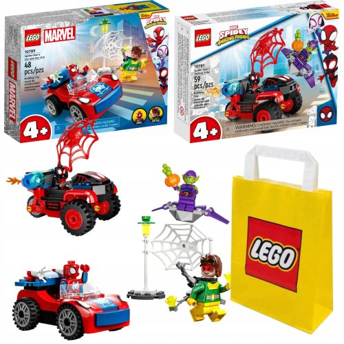  LEGO Super Heroes 10789 Pókember és Doc Ock autó + 2 egyéb termék