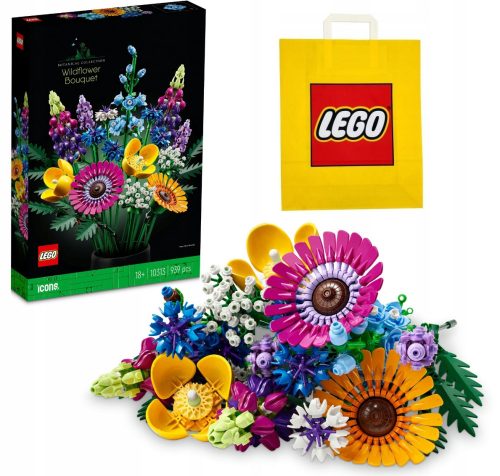  LEGO ICONS 1031300 VADVIRÁGCSOKAT LEGO A BOTANIKAI KOLLEKCIÓ - 10313 + VP papírzacskó LEGO 6315792 közepes