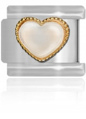  Link a MAYBEME GOLD HEART WITH OPAL karkötőhöz