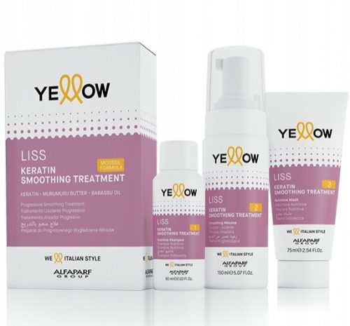  Alfaparf Yellow keratin egyengető készlet