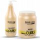  STAPIZ Waves&Curls sampon + maszk göndör, hullámos hajra 1000 ml