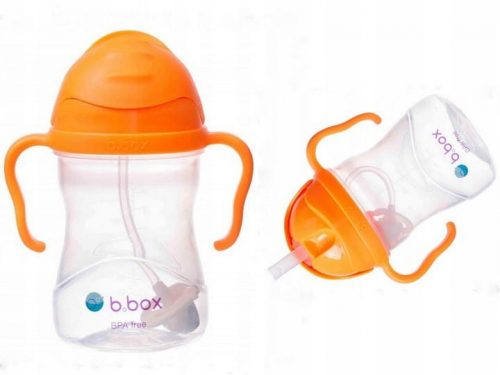  B.Box BB00509 palack szívószállal 240 ml narancs