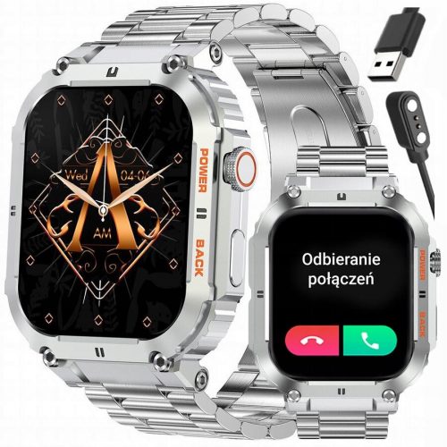  Gravity férfi karóra SMARTWATCH GT6 POLISH CONNECTIONS MENÜ NYOMÁS