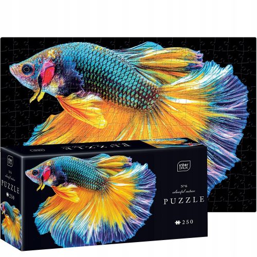  PUZZLE 250 ELEMENTS Színes FISH Interprint PUZZLE FELNŐTTEKNEK NAGY