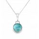  Ezüst medál larimar PENDANT SILVER 925 finom fűzővel FILM