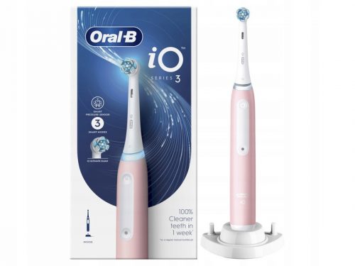  Az Oral-B iO 3 Pink elektromos fogkefe Braun technológiával készült