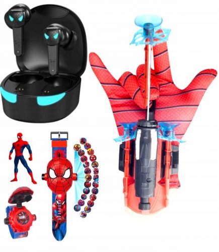  SPIDER MAN WEB LAUNCHER GLOVE 3 DARTS GLOWING MASK