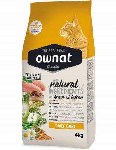  Ownat Cat Daily Care 4kg Chicken Daily szárazeledel macskáknak