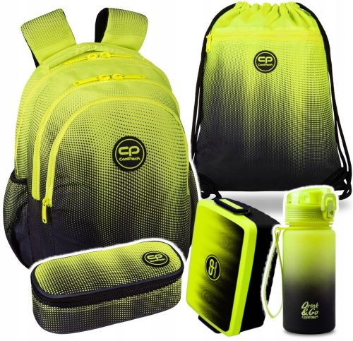  OMBRE GRADIENT LEMON COOLPACK SCHOOL HÁTIZSÁK 21L + 5 egyéb termék