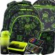  CoolPack többrekeszes iskolai hátizsák, fekete, Shades of green, 21 l + 4 egyéb termék