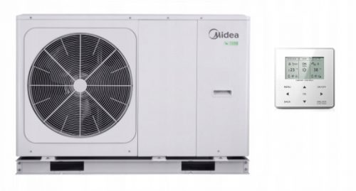  MIDEA M-Thermal HŐSZIVATTYÚ teljesítmény 8,4 kW, MHC-V8W/D2N8-B WiFi-vel 7 ÉV