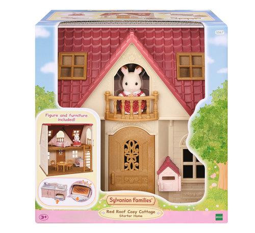  Sylvanian Families Hangulatos parasztház vörös tetővel