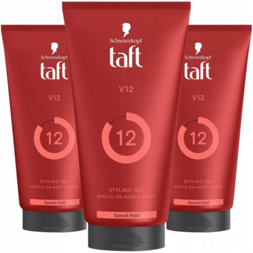  Taft Looks V12 Power Gel hajzselé 3x150ml