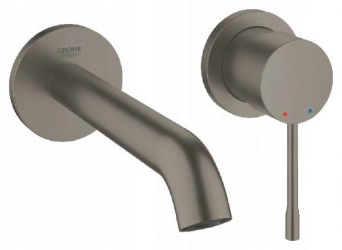  Grohe Essence - Kétlyukú, rejtett mosdócsaptelep, Brushed Hard Gra