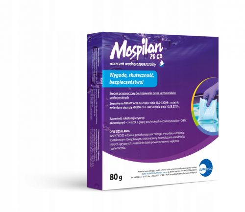  MOSPILAN 20 SP ROVAROK, levéltetvek, PELLET, 80G