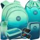  CoolPack többrekeszes iskolai hátizsák Shades of green 21 l + 4 egyéb termék