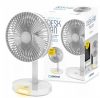 CSENDES ASZTALI VENTILÁTOR + LÁMPA + AKKUMULÁTOR