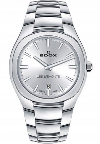  Edox Les Bemonts 57004-3AIN női karóra 30mm EZÜST SWISS MADE