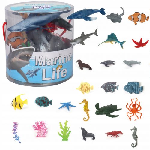  Woopie Sea Animals figurakészlet 34 db-os.