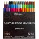  Artmagico Akril marker finom heggyel (1 mm) 42 db