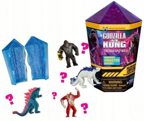  GODZILLA x KONG Földkristály Monster Surprise figurával 5cm 1db.