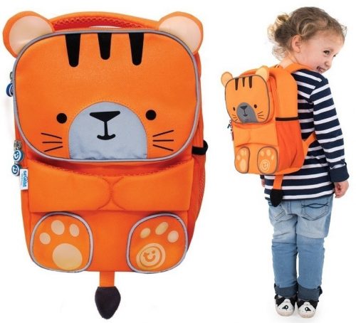  Trunki többrekeszes óvodai hátizsák fiúknak, lányoknak, fehér, fekete, narancssárga árnyalatok