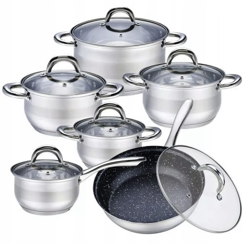  POT SET FRY POTS INDUKCIÓS KÉSZLET