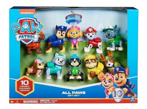  Paw Patrol Spin Master figurakészlet 6065255 10 db.