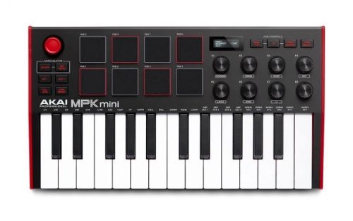  Akai MPK Mini MK3 vezérlő billentyűzet