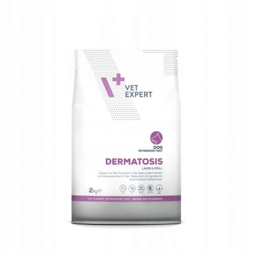  VET EXPERT DERMATOSIS DOG LAMB&KRILL 2kg száraz állateledel kutyáknak