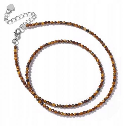  Természetes kőből készült Tiger's Eye Choker nyaklánc