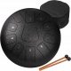  Amkoskr - Handpan Tongue drum 11 tónusú, 12 hüvelykes fekete