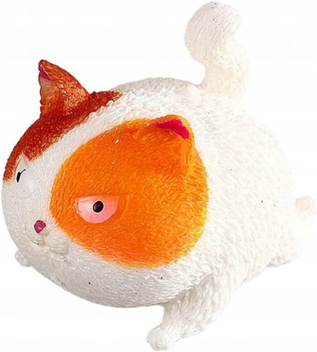  Kawaii Mochi Animal Toys: Soft Angry Cat alakú labda