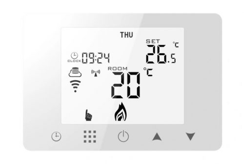  Wireless BOT WiFi szobatermosztát Tuya RT9 3A fehér